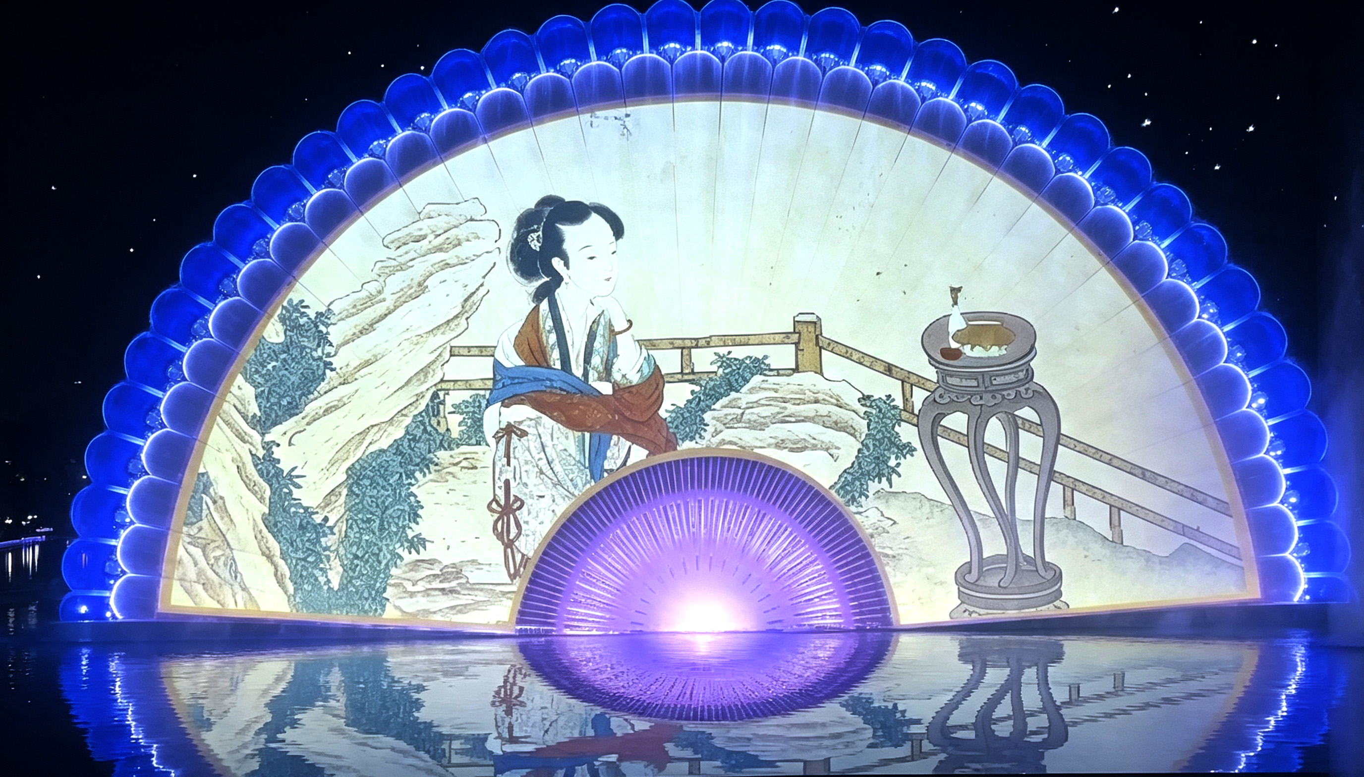 Су экраны фильм субұрқағы Water Screen Movie Fountain