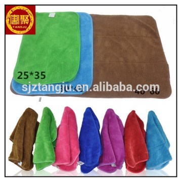 OEM coral fleece micro fibre rags cleaning cloths