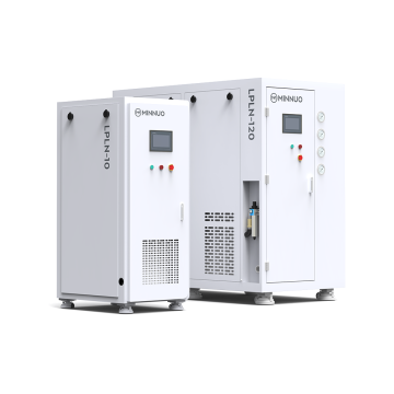 Low-noise portable liquid nitrogen generator with certification