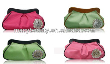 Elegant fresh polyester cosmetic clutches bag