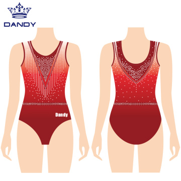 Customized Colorful Practice Dance Leotards Gymnastic