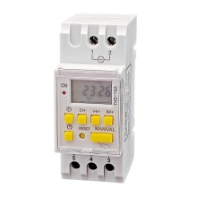 THC-15A Programmable Time Switch: 16 Amp, 24VDC Digital Timer with 16ON & 16OFF Programs