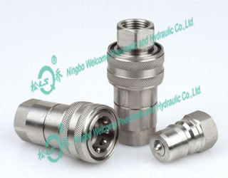 LSQ-S2-SS menutup jenis coupling cepat hidrolik (stainless steel 316)