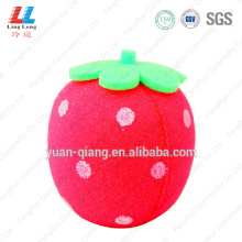 Fruit stawberry comely bath sponge