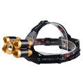 5 LED Headlamp T6 4xr2 LED Zoom Light