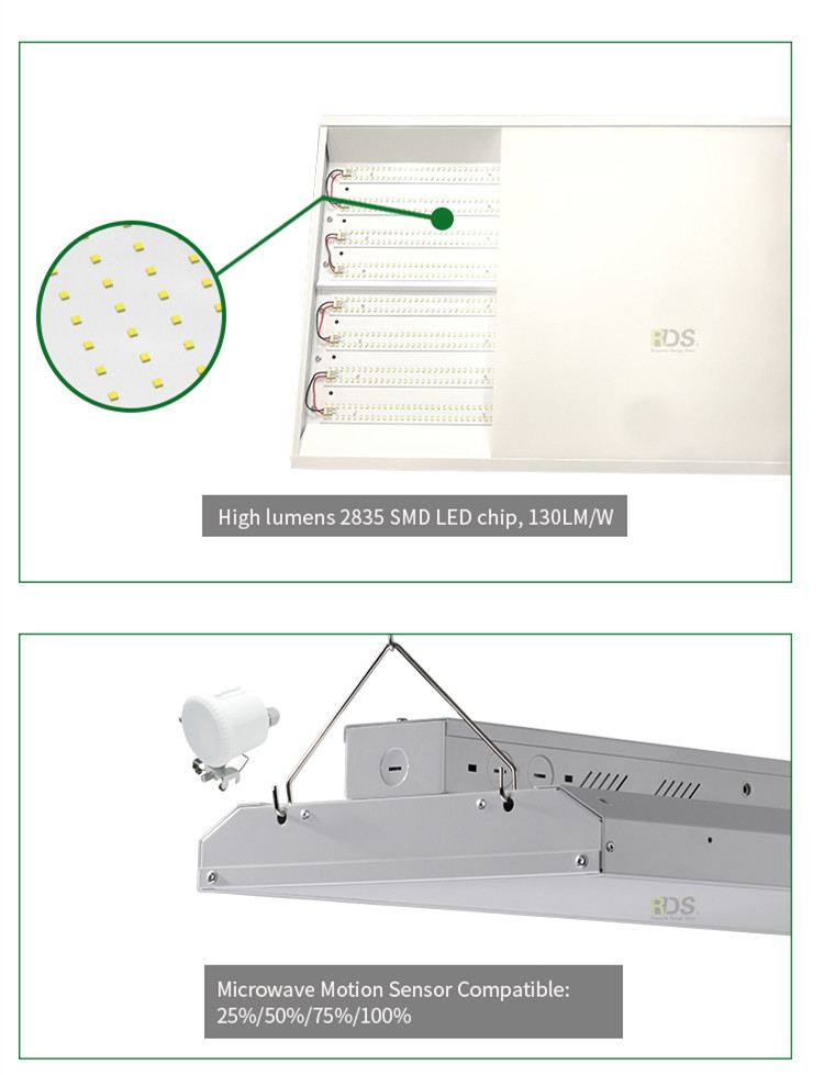 T5 Fixture 2X2 Power Led High Bay Shop Light