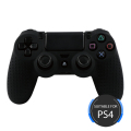 PS4 Silikon Jel Kauçuk Kılıf Siyah Silikon Ceket