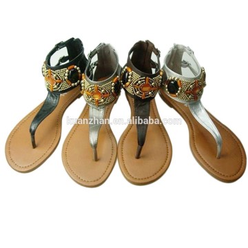 2016 good quality new sandal ladies pvc sandals