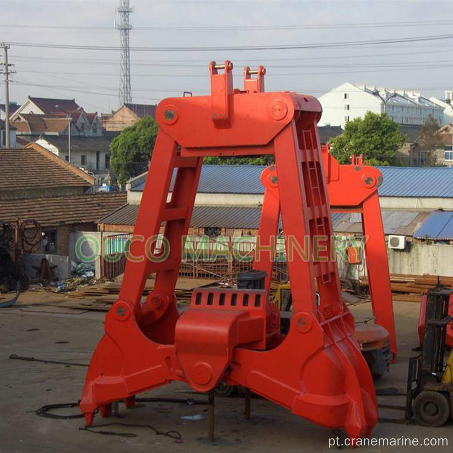 Dredging 2 Peel Clamshell Garra Mecânica Bucket