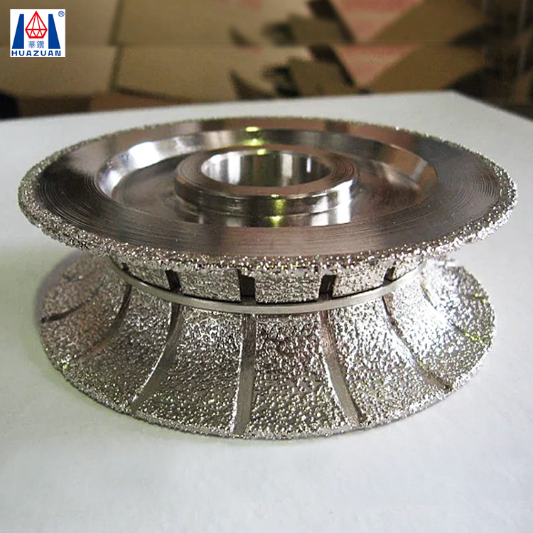 Full Bullnose Vacuum Brazed Grinding Wheel for Marble Granite Profiling