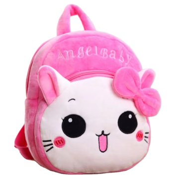 Cute Kawaii Pink Cat Plush Toy Bag - Wholesale Plush Packbags for Kids