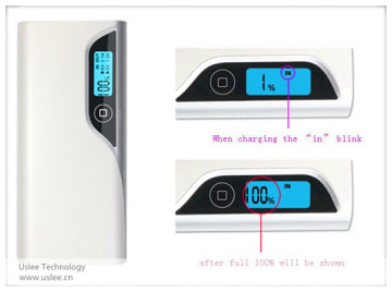 hot selling portable power bank lcd screen power bank 50000mah