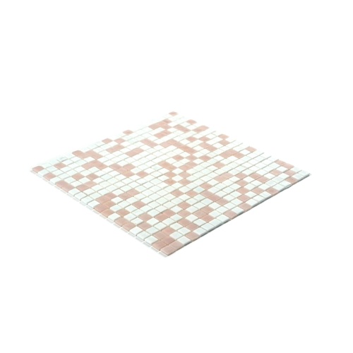 Crystal clear glass mosaic tiles for shower room