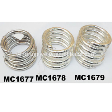 wholesale mens spiral antique silver snake bracelets