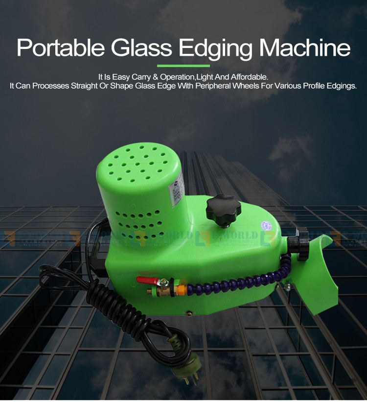 Portable Glass Beveling Manual Glass Edging Polishing Grinding Machine