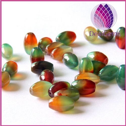 12x8mm natural oval agate beads gemstone loose beads