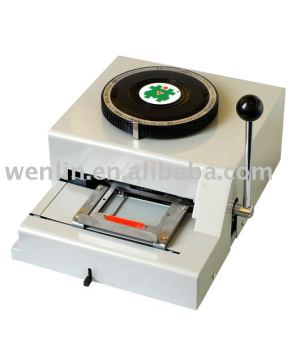 Wenlin-3000 emboss and indent machine PVC smart card indenter
