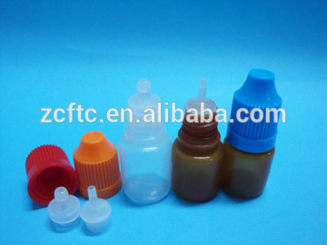 Amber PET e-liquid bottle,plastic material e-juice bottle,plastic e-cigarette bottle