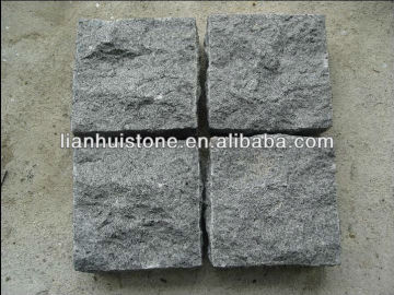 dark grey G654 granite paving stone