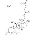 Pregn-4-ene-3,20-dione,21-(3-carboxy-1-oxopropoxy)-11,17-dihydroxy-, sodium salt (1:1),( 57358708, 57279309,11b)- CAS 125-04-2