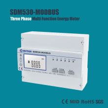 SDM530-Modbus Three Phase Multifunction Meter, RS485 Modbus Smart Meter,