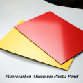 Feuille de panneau en plastique en aluminium de fluorocarbone ignifuge