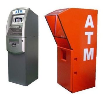 Metal Atm Cabinet Enclosure , Automated Banking Machine Enclosure