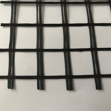 Fiber glass reinforced geogrids