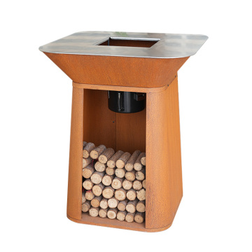 corten steel fire pit bbq grills outdoor rust corten bbq pit outdoor garden rust corten bbq