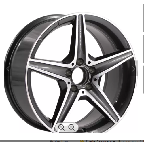 18x8,0 tum malat ansikte 5 Spoke Gravity Casting Alloy Wheels fälgar för Benz