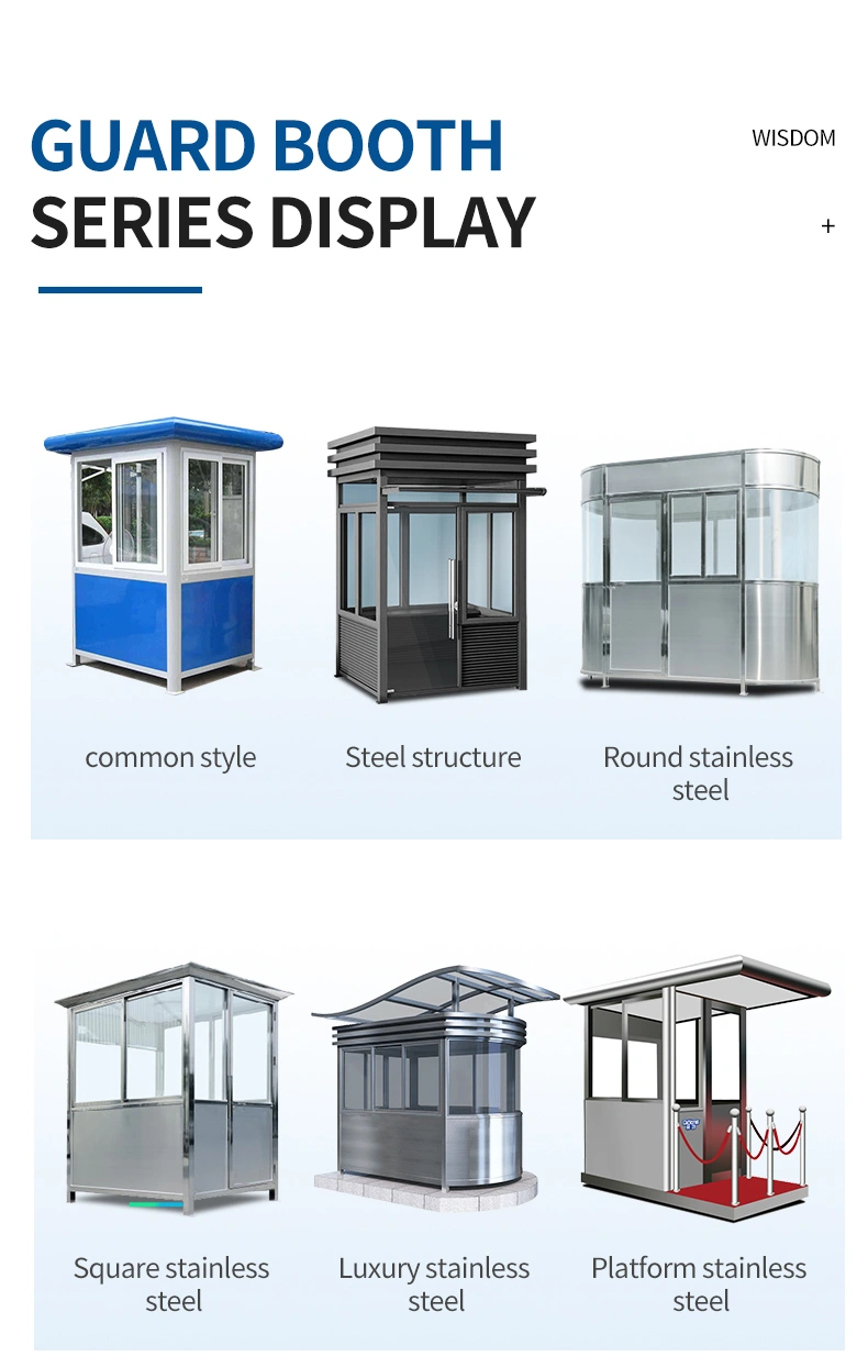 2019 Hot Sell Good Quality Metal Booth Outdoor Traffic Metal Kiosk Booth