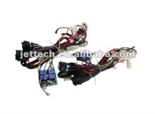 Remote control with cable harness