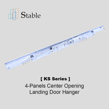 Four-Panels Center Opening Elevator Landing Door Mechanism