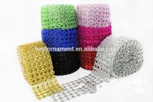 Diamond Flower Mesh Wrap Roll Crystal Rhinestone Sparkle Ribbon