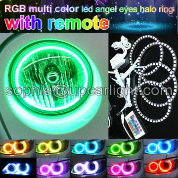 16 colors changing RGB multi color halo kits lights available from 70mm to 200mm