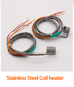 220v stainless steel hot runner electric resistance spiral heater coil element