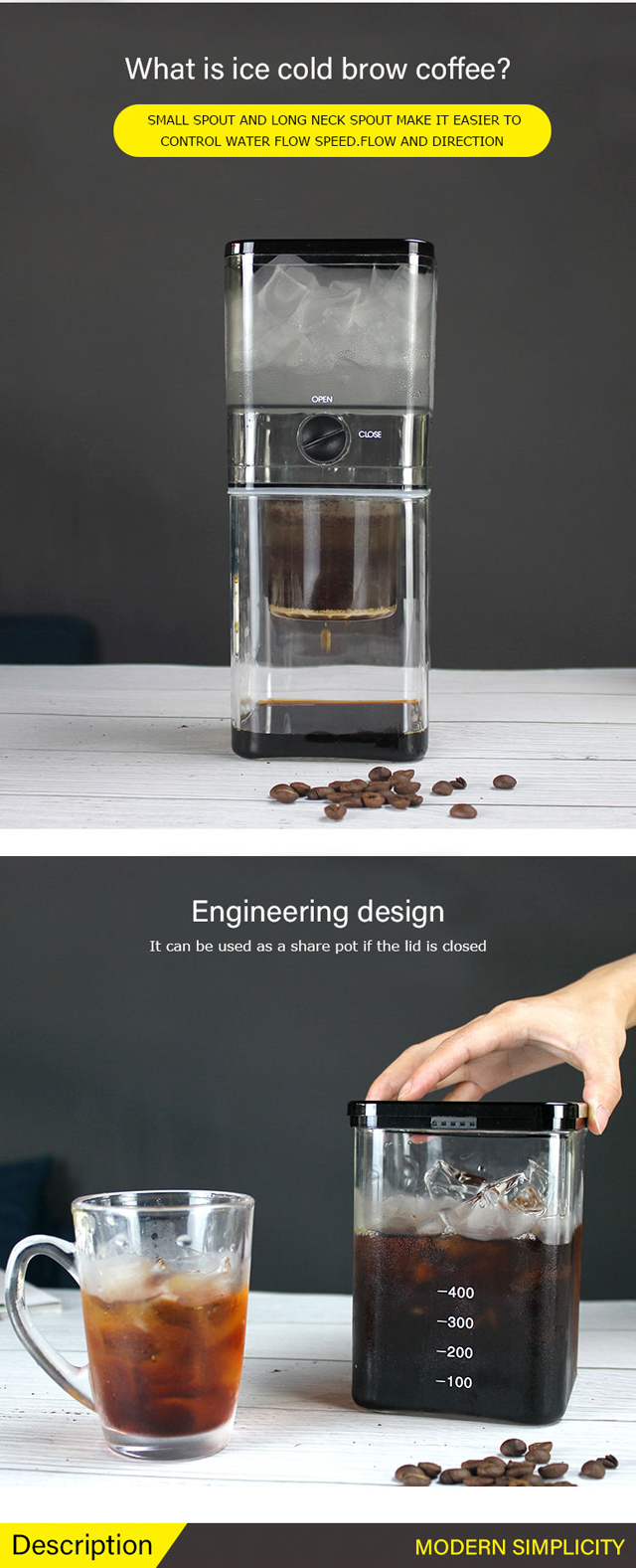 cold drip coffee maker