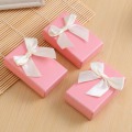 Custom Jewelry Ppaper Packaging Gift Box with Ribbon