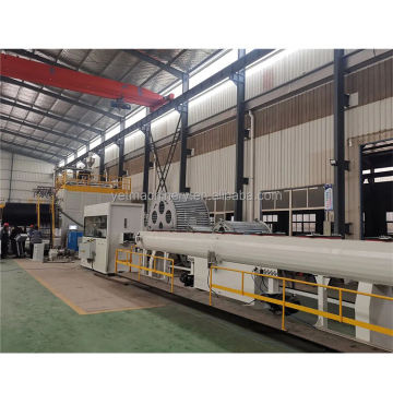 Hdpe Hollow Wall Winding Pipe Extrusion Making Machine and Drain Pipe Manufacturing Plant