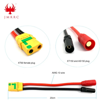 Xt90 Femelle à AS150 Male Connecteur et Pild XT150