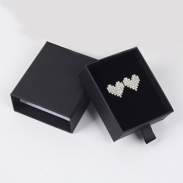 Drawer shaped jewelry box with foam