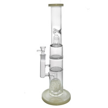 Microphone Shape Hookah Glass Smoking Water Pipe with Accessory (ES-GB-458)