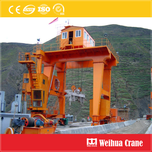 One-way Dam Top Gantry Crane