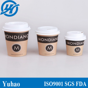 Takeaway Hot Drink Paper Cup Brown