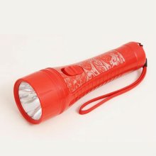 RED LED torch with 9 pcs LED bulb