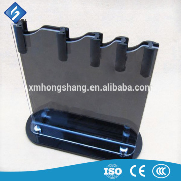 Desktop Black Acrylic Fruit Knife Display Holders in the Kitchen
