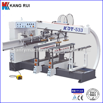 Multiple spindle woodworking boring machine