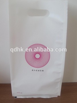 Plastic christmas gift bags/PE handle bags