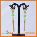 Mới đến kính hạt vàng Tassel Earring thiết kế