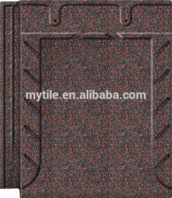 Asian Red 280*320mm Ceramic Rustic Roof Tile